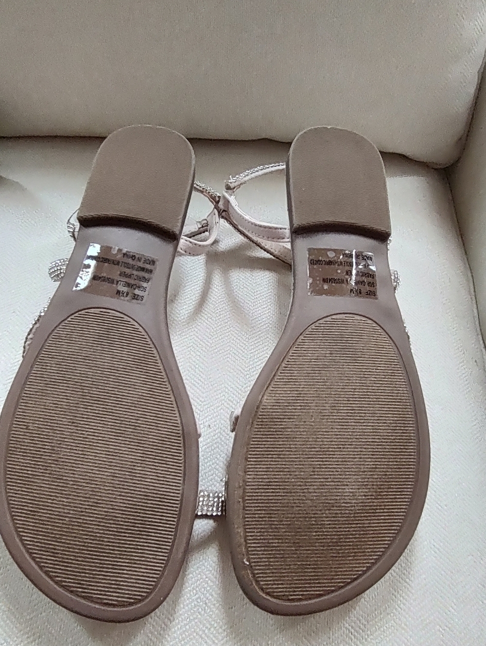 Sugar Rhinestone Strap Sandals NIB - Picture 4 of 4